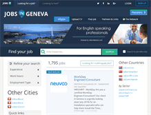 Tablet Screenshot of jobsingeneva.com
